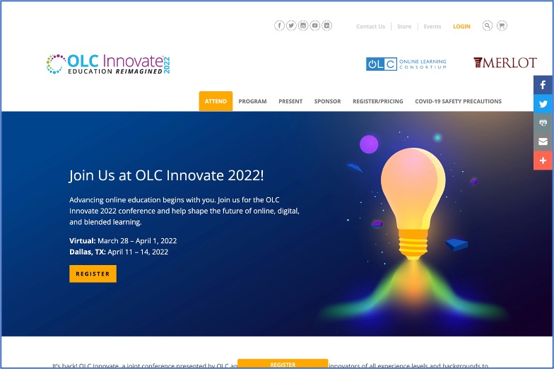 OLC Innovate 2024 イベントグローブ