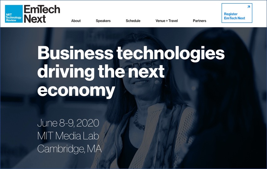 EmTech Next 2023 イベントグローブ