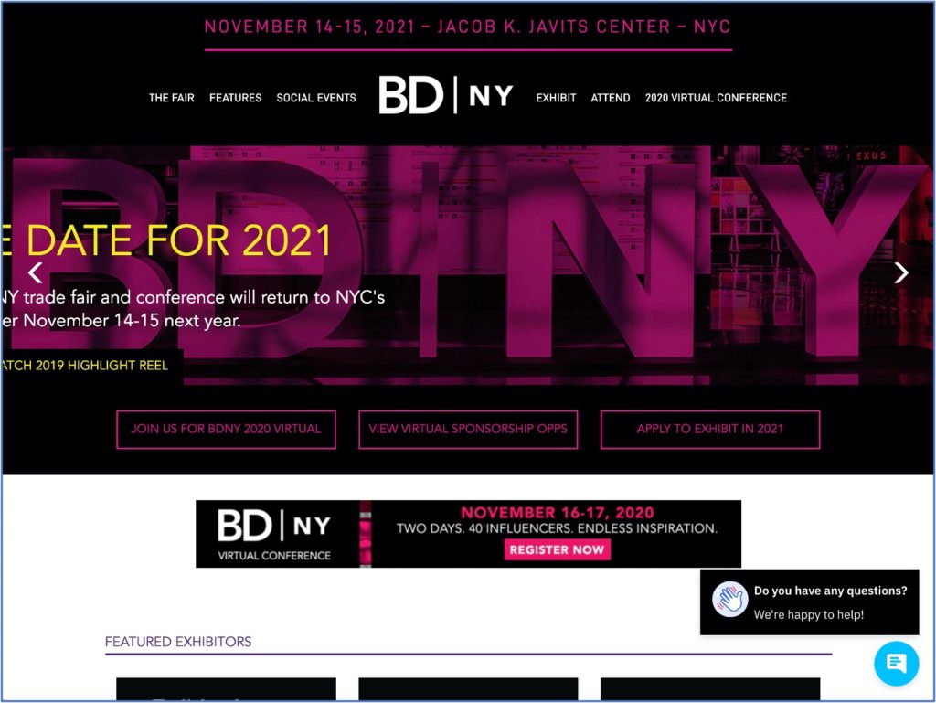Boutique Design New York 2024 イベントグローブ