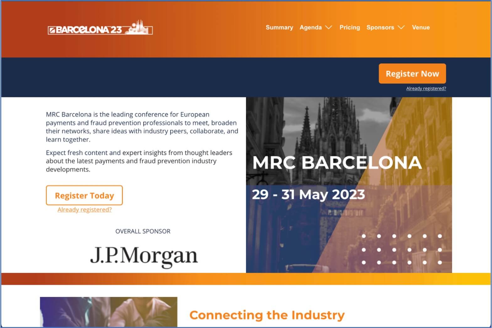 MRC Barcelona 2024 イベントグローブ