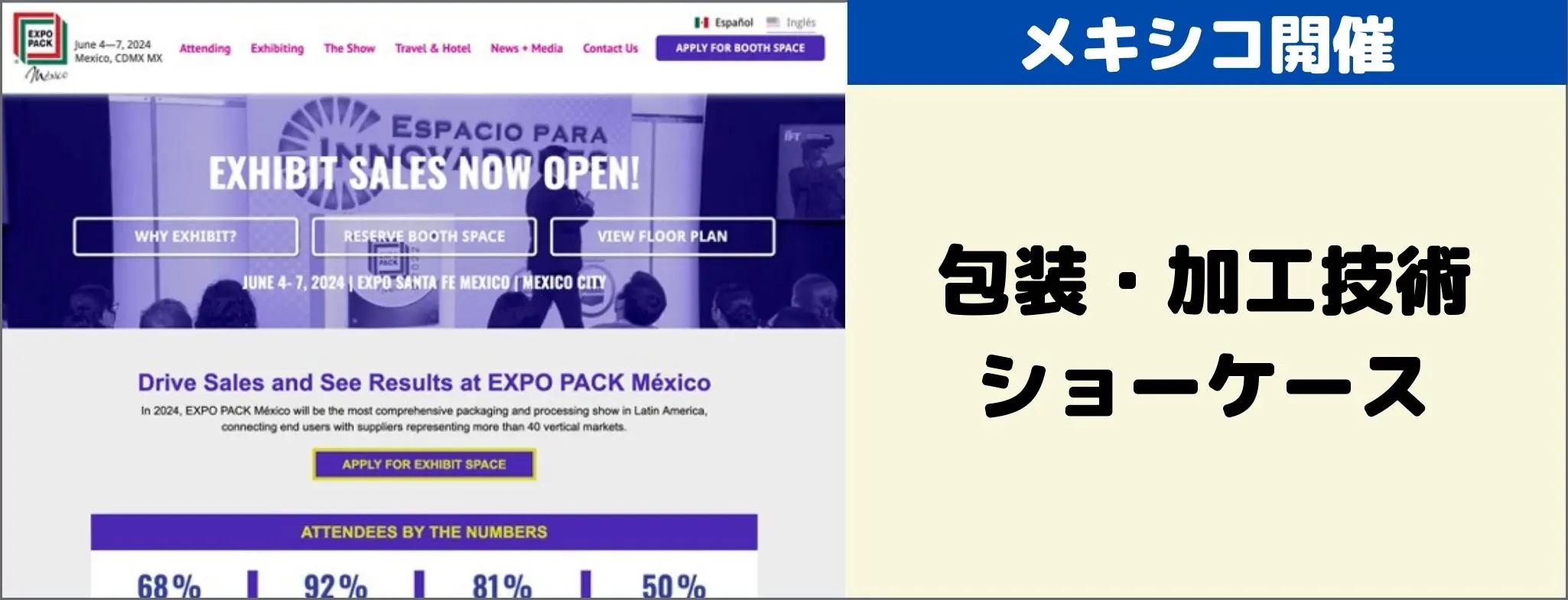PACK EXPO Mexico 2024 イベントグローブ